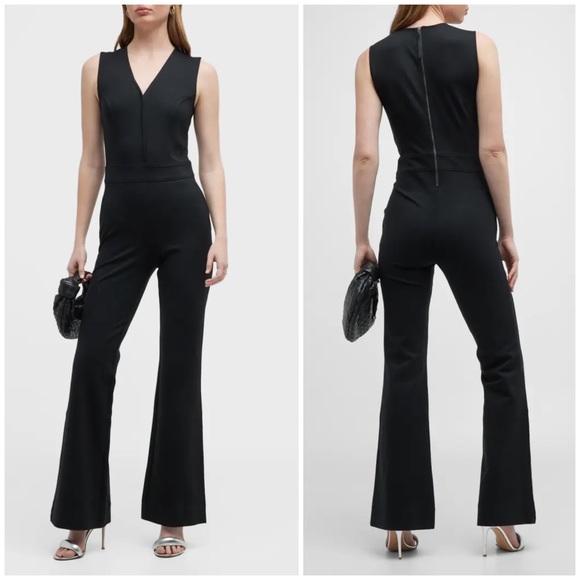 SPANX Sleeveless The Perfect Jumpsuit Classic Black MSRP $228 Womens Large - Picture 4 of 16